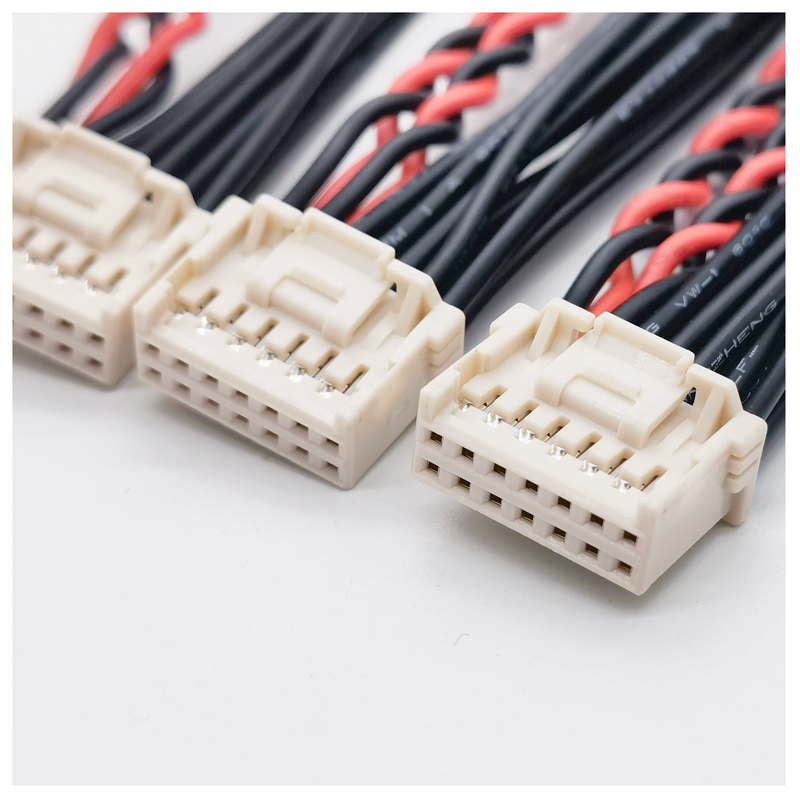 Molex 터미널 라인 501646-1400 더블 행 하니스 와이어 2.0mm 로봇 롤러 브러시 모터 커넥터 케이블 사용자 정의